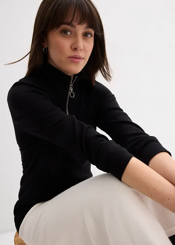 T-shirt c&ocirc;tel&eacute; doux, bonprix