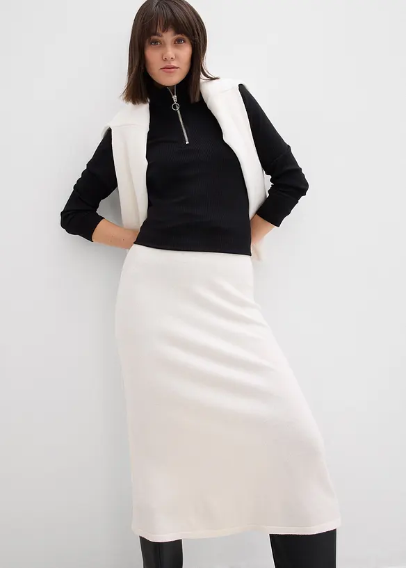 T-shirt c&ocirc;tel&eacute; doux, bonprix