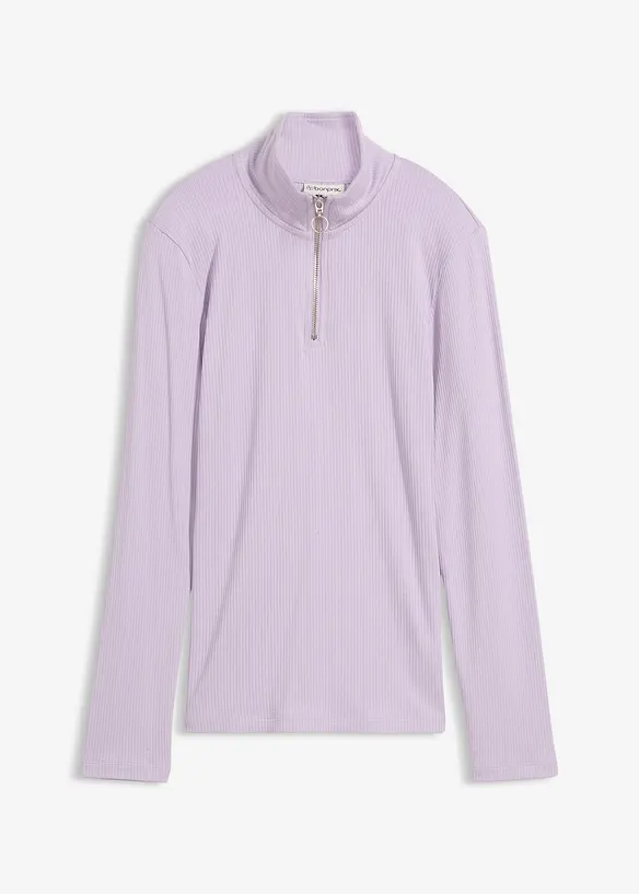 T-shirt côtelé doux, bonprix