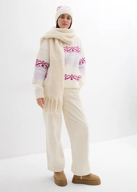 Pull à motif norvégien, bonprix