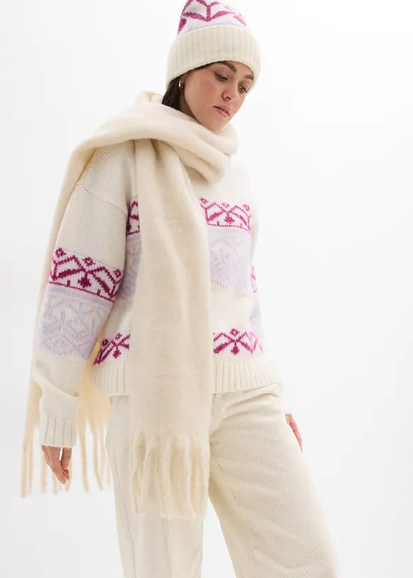 Pull à motif norvégien, bonprix