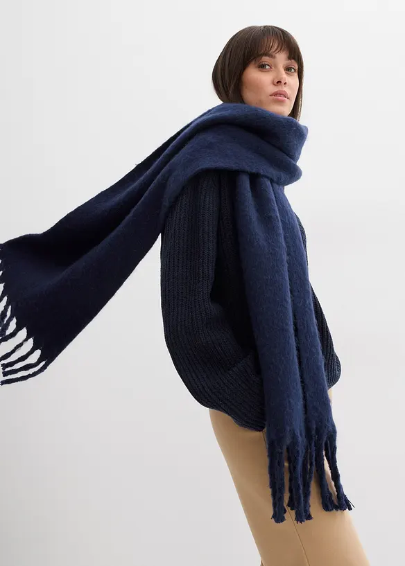 Pull oversize côtelé, bonprix