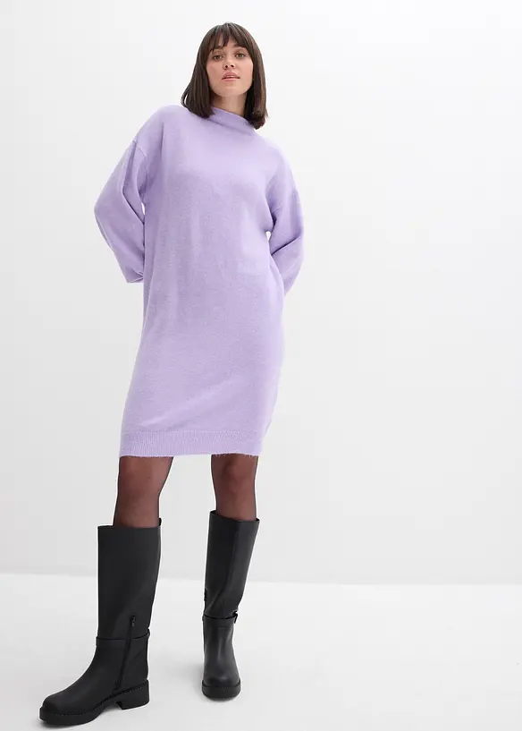 Robe en maille chinée, bonprix