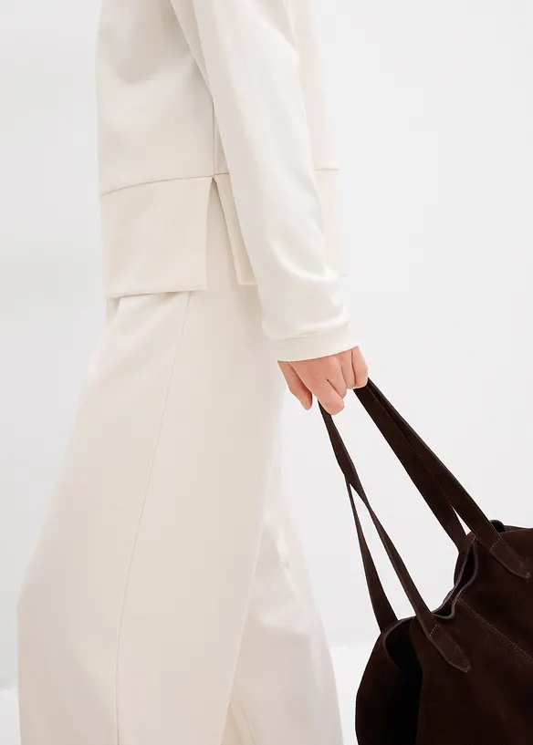 Sweat à capuche en jersey milano confortable, bonprix