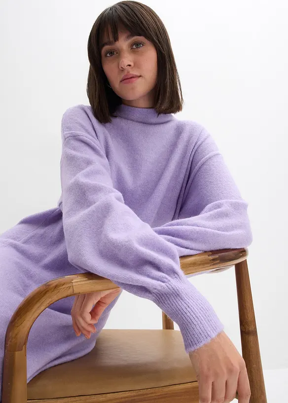 Robe en maille chinée, bonprix