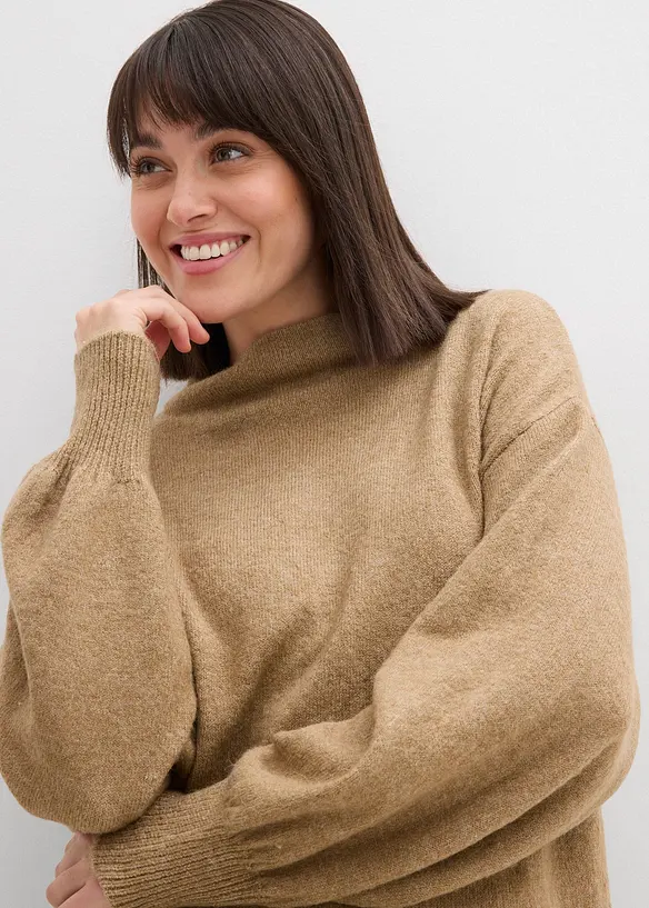 Robe en maille chin&eacute;e, bonprix