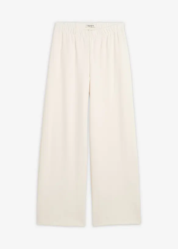 Pantalon large et confortable en Punto di Roma, bonprix