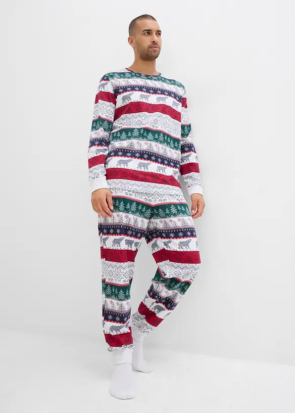 Pyjama homme 100% coton avec pochette cadeau, bonprix