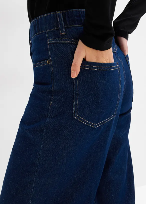 Jean large et droit, taille haute, bonprix
