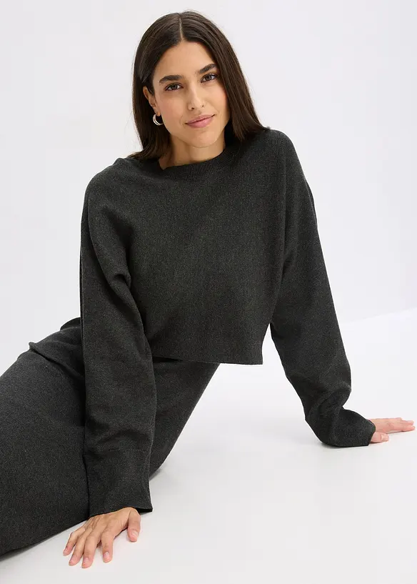 Ensemble 2 pi&egrave;ces en maille, bonprix