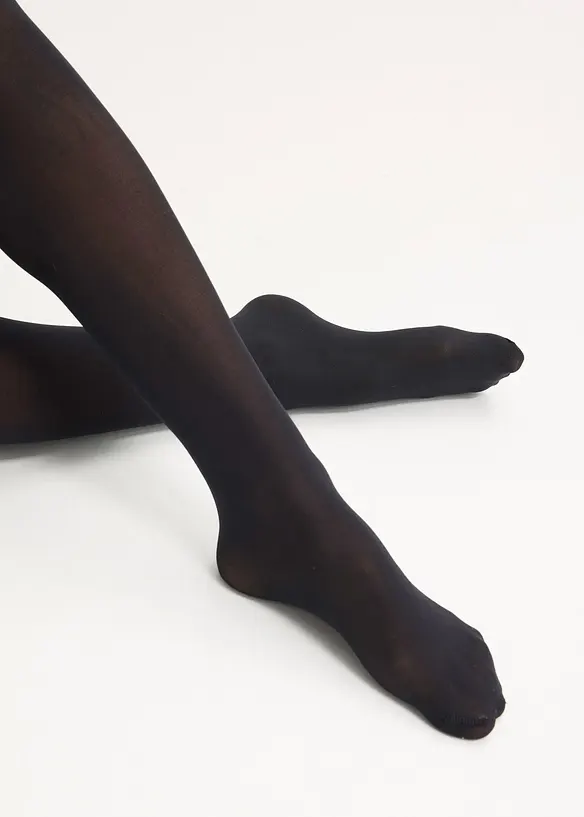 Lot de 2 collants 50den, bonprix