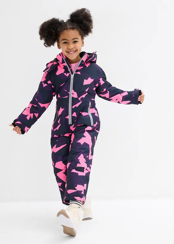 Combinaison de ski déperlante à capuche amovible, bonprix