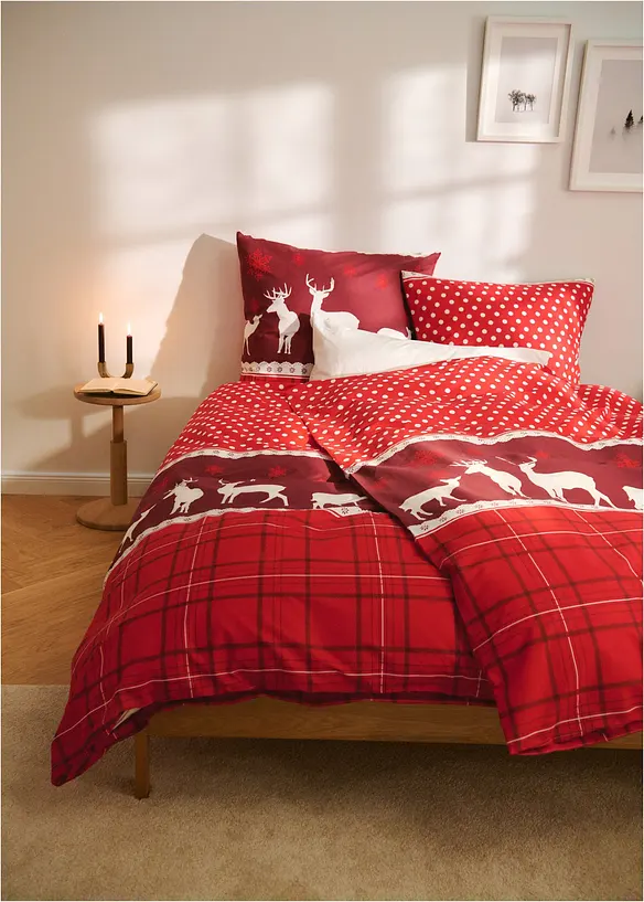 Parure de lit motif élans, bonprix