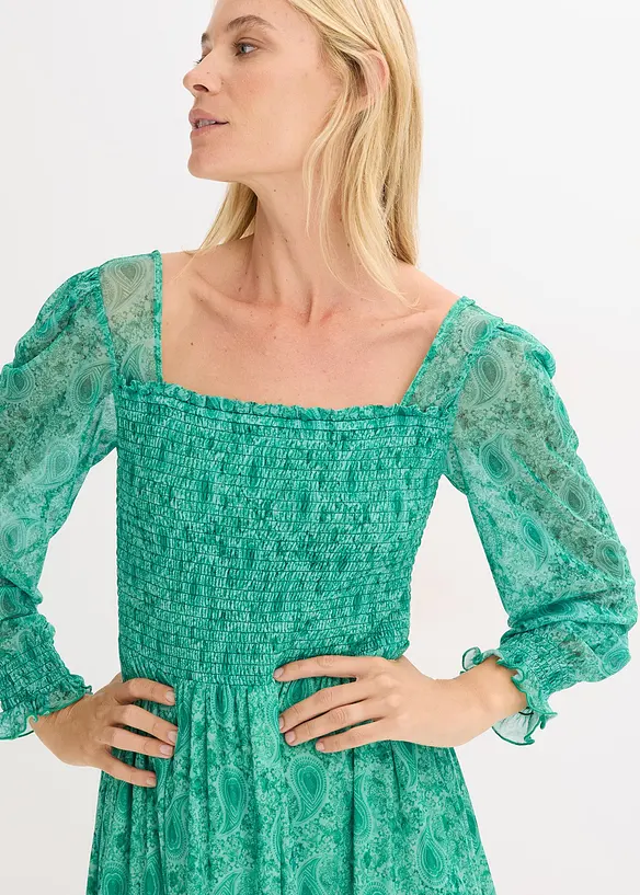 Robe longue en jersey, bonprix