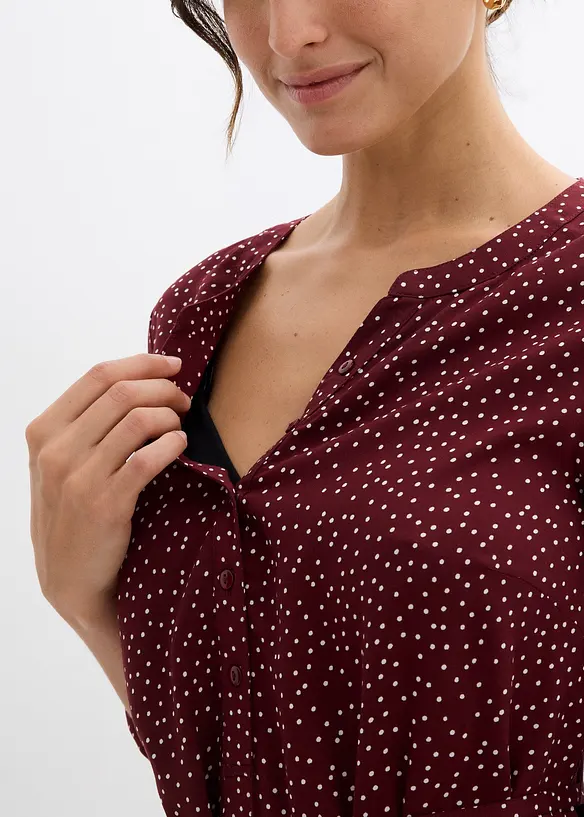 Robe de grossesse et d’allaitement en viscose fluide, bonprix