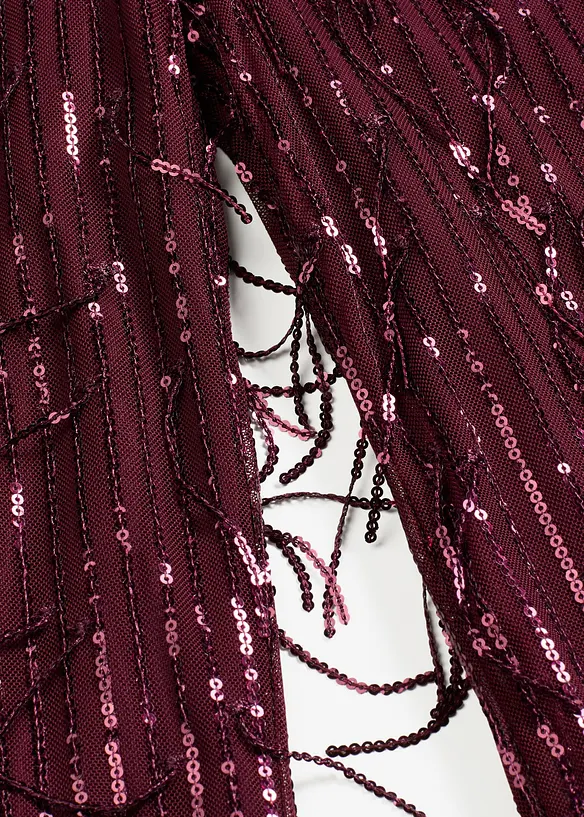 Pantalon à sequins et franges, bonprix