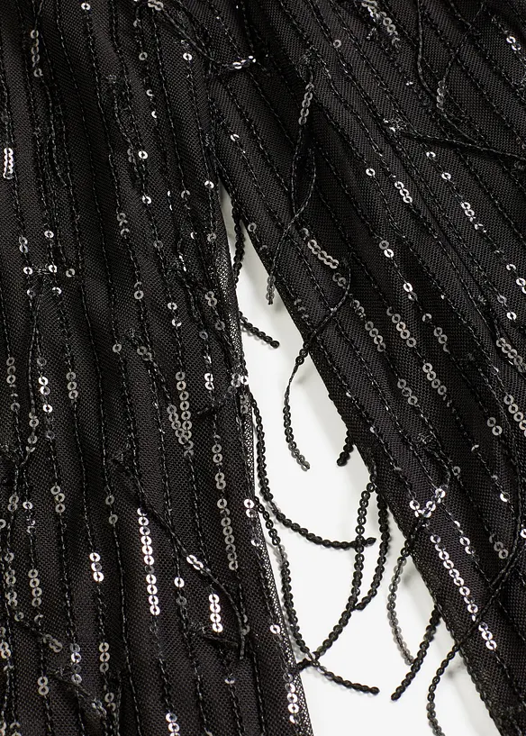 Pantalon à sequins et franges, bonprix