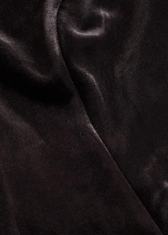 Robe courte en velours doux, bonprix