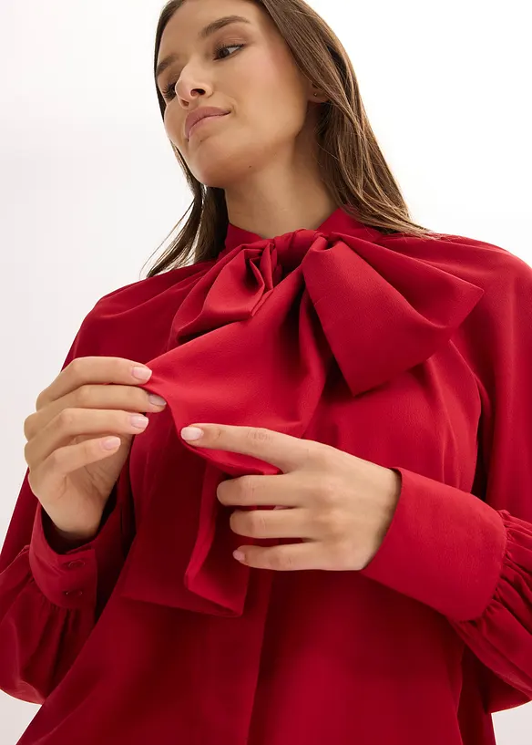 Chemisier à col lavallière, bonprix