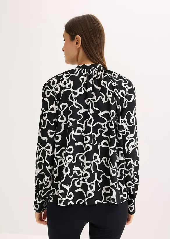 Chemisier à col lavallière, bonprix