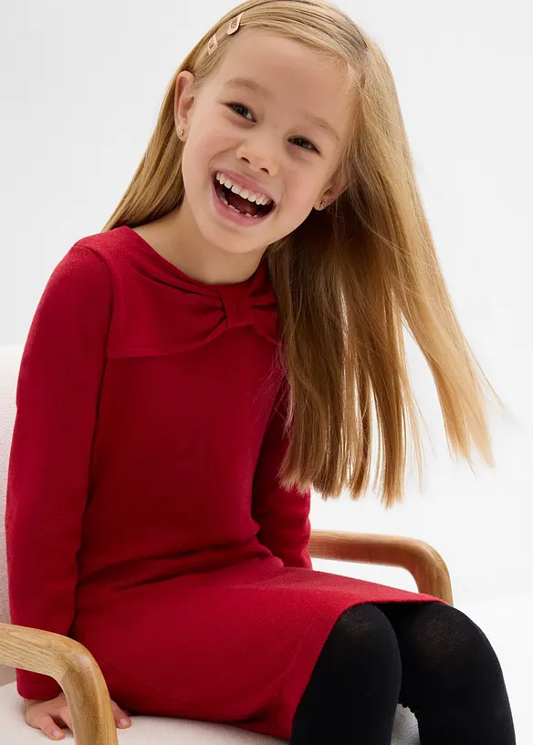 Robe pull douce en viscose majoritaire, bonprix