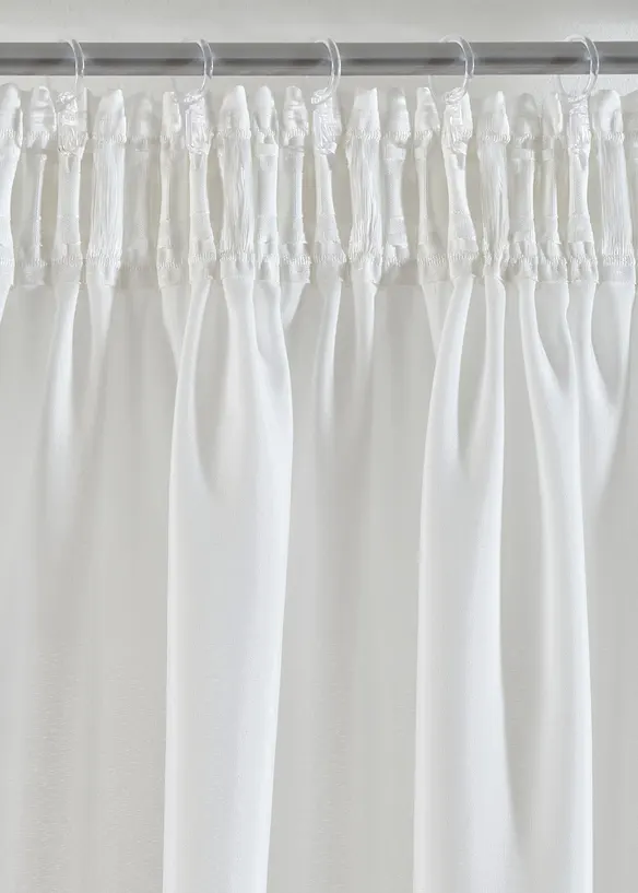 Lot de 2 voilages en polyester recyclé, bonprix