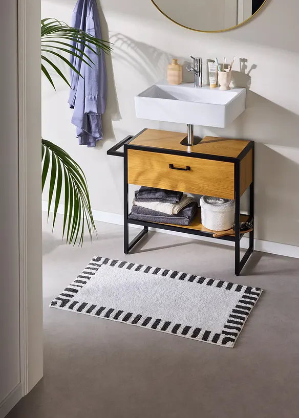 Tapis de bain au motif minimaliste, bonprix