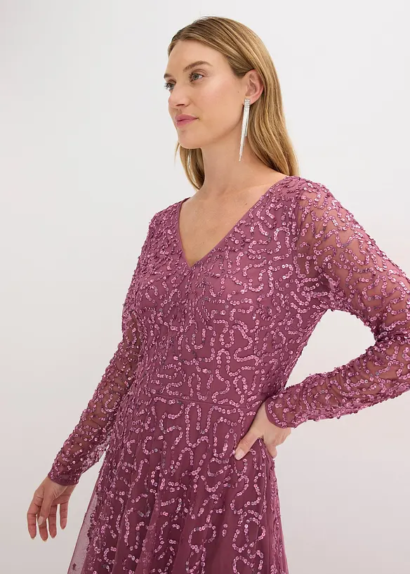 Robe de soirée à sequins, bonprix