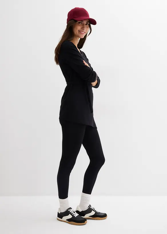 Gilet cache-c&oelig;ur de grossesse et legging confortable (ens. 2 pces), bonprix