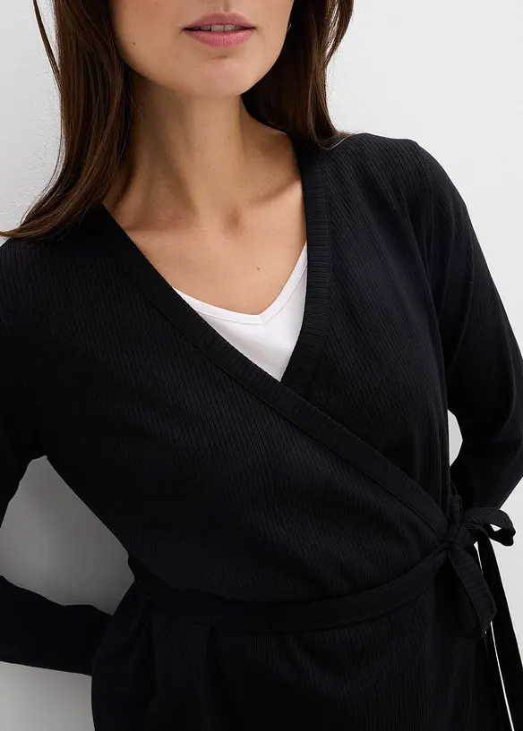 Gilet cache-c&oelig;ur de grossesse et legging confortable (ens. 2 pces), bonprix