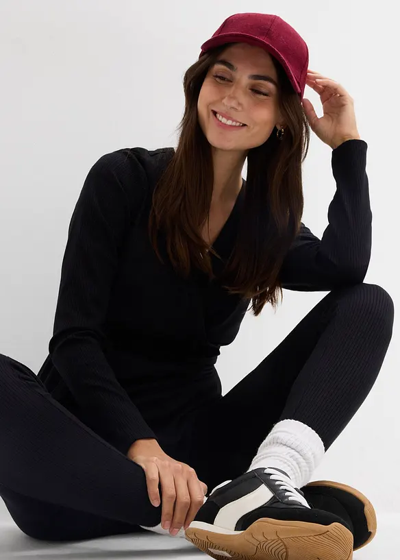 Gilet cache-c&oelig;ur de grossesse et legging confortable (ens. 2 pces), bonprix