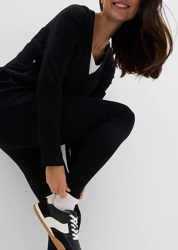 Gilet cache-c&oelig;ur de grossesse et legging confortable (ens. 2 pces), bonprix