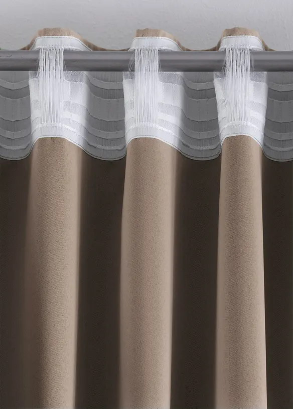 Rideau obscurcissant (1 pce), taille normale et XXL, bonprix