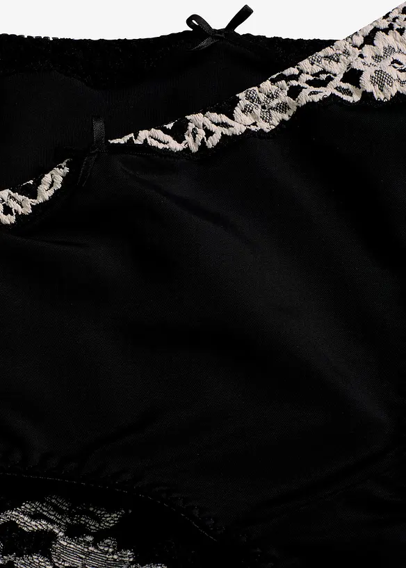 Lot de 2 slips avec dentelle, bonprix