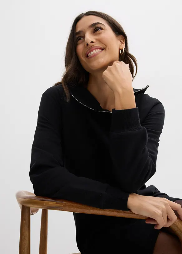 Robe en molleton de coton mélangé, bonprix