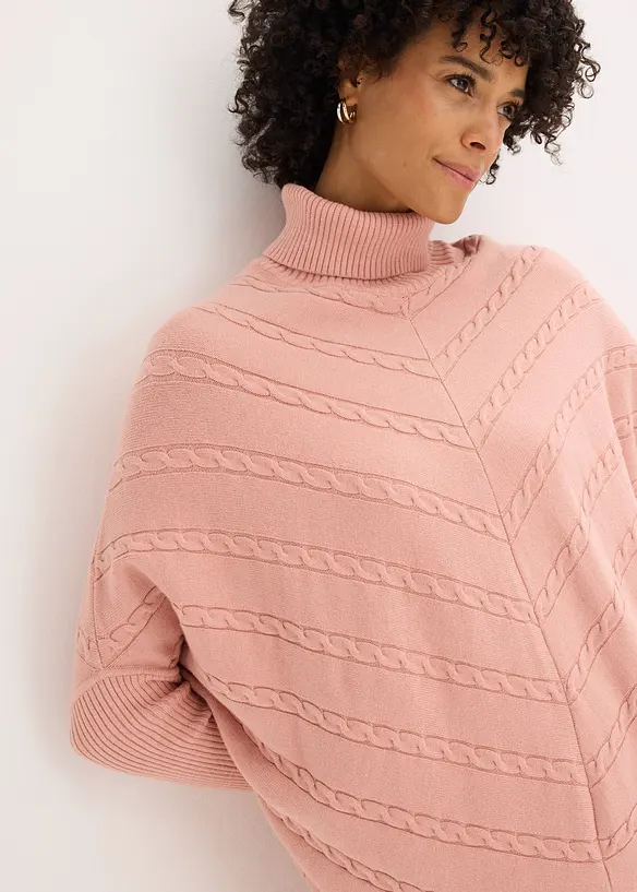 Pull col roul&eacute;, bonprix