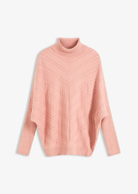 Pull col roul&eacute;, bonprix