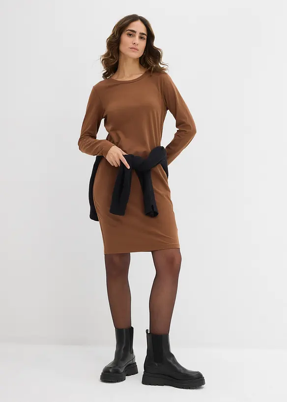 Robes en jersey coton extensible, bonprix