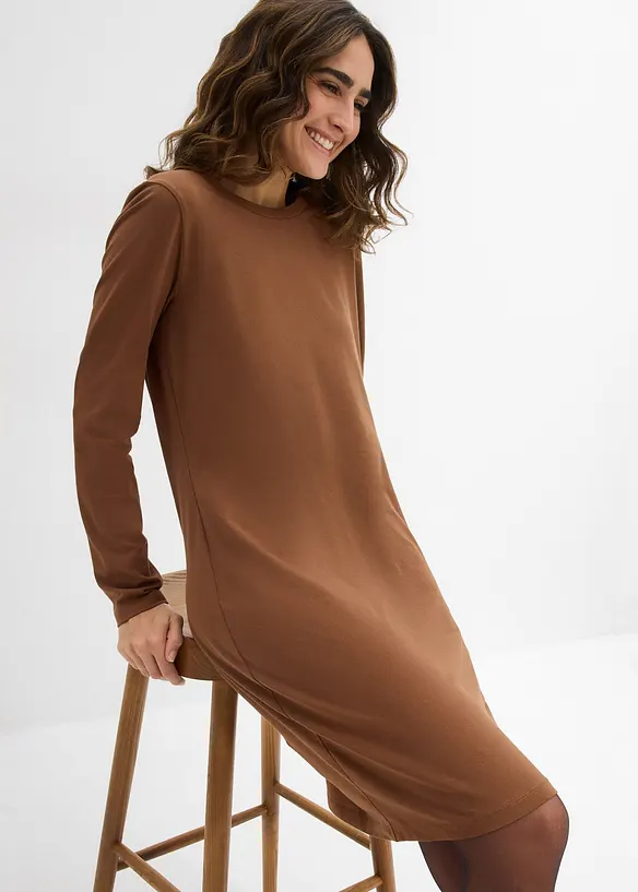 Robes en jersey coton extensible, bonprix