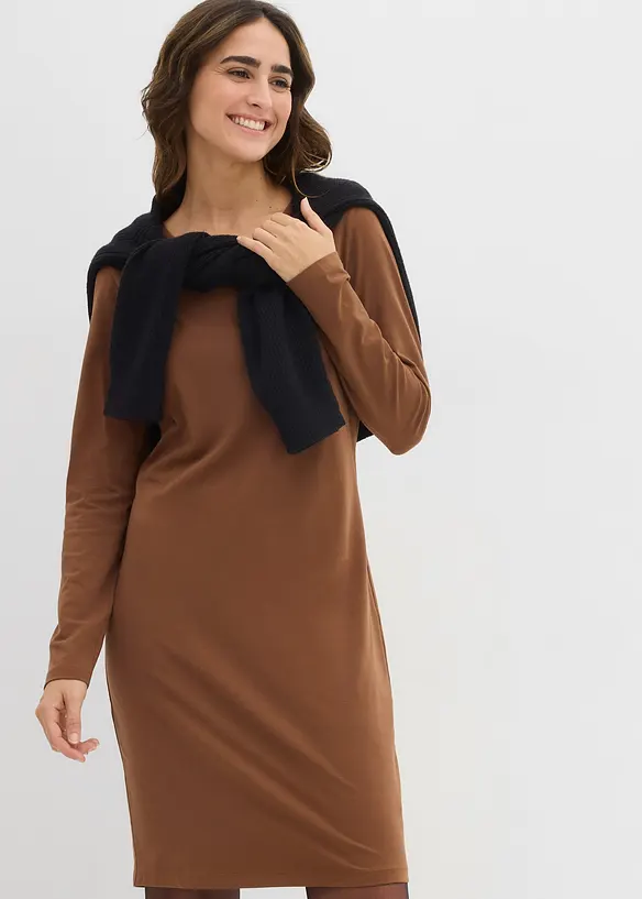 Robes en jersey coton extensible, bonprix