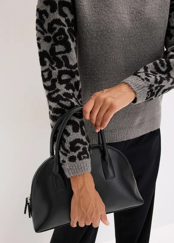 Pull à motif léopard, bonprix