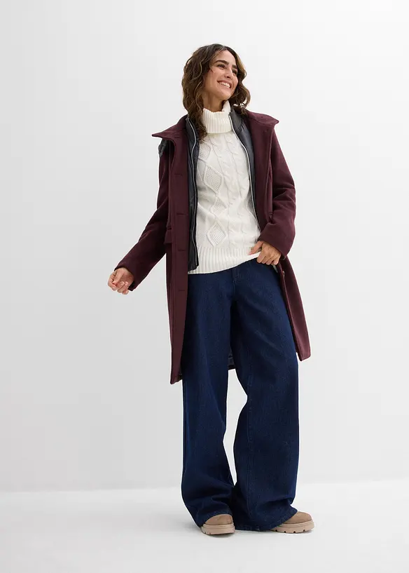 Pull col roulé, bonprix