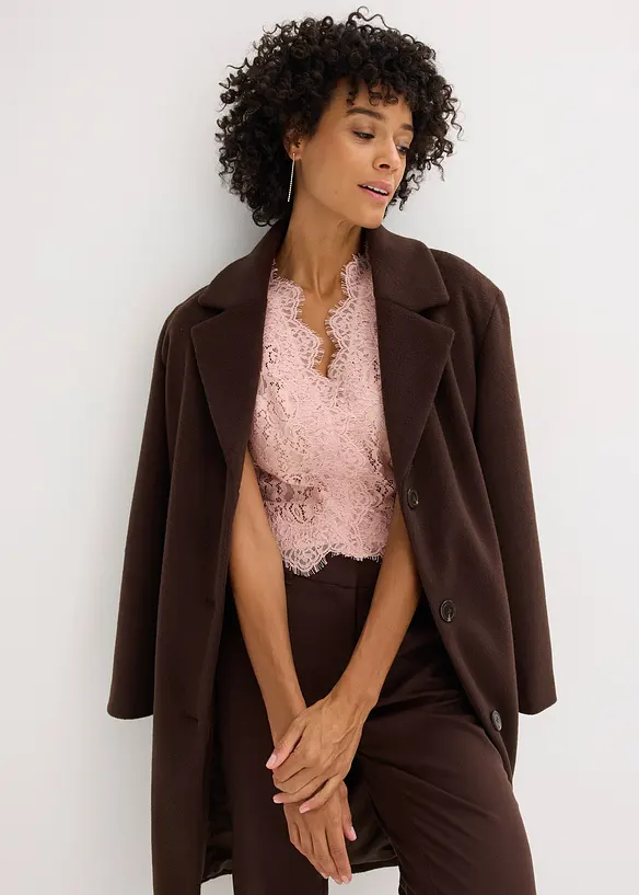 Gilet sans manches en dentelle, bonprix