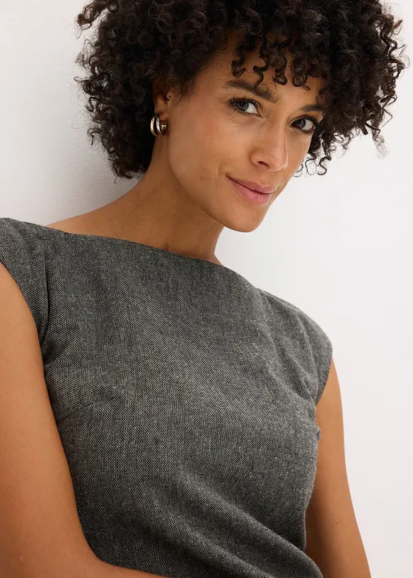 Robe fourreau en Punto di Roma, bonprix