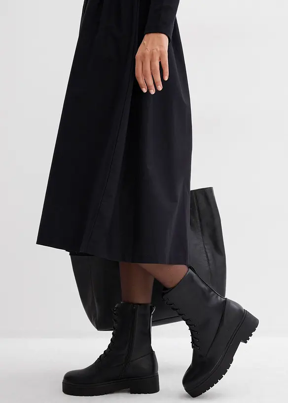 Robe bi-mati&egrave;re 100% coton, bonprix