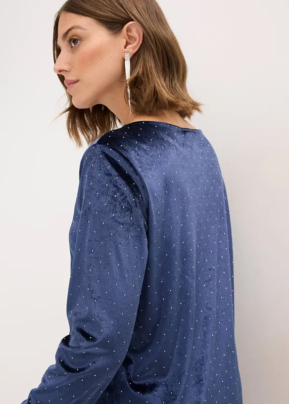 Robe en velours, bonprix