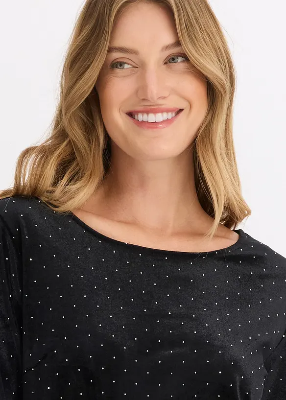 Robe en velours, bonprix