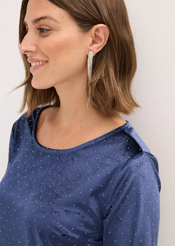 Robe en velours, bonprix