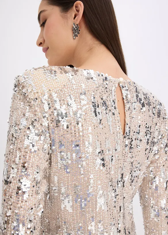 Robe à sequins, bonprix