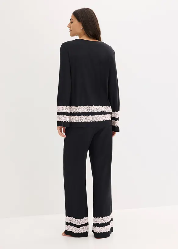 Pyjama en douce viscose mélangée, bonprix